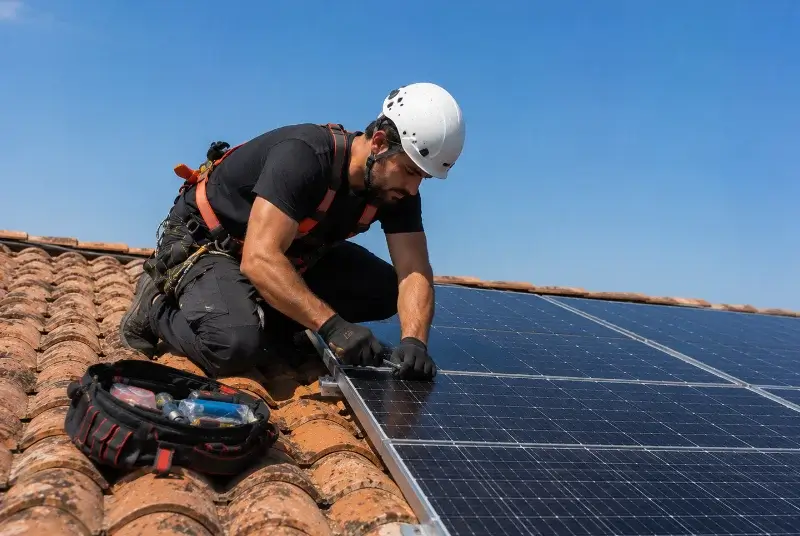 Maintenance et monitoring de panneaux solaires à Bages